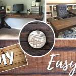 8 Πανέμοφα DIY τραπέζια για εντός και εκτός σπιτιού diy τραπέζια